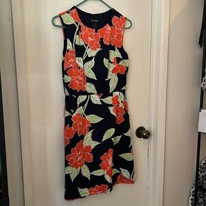 Flowery spring work dress